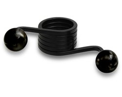 Deursluiter - Zwart - Staal - Dulimex - Dulimex DX zwart voor opdekdeuren