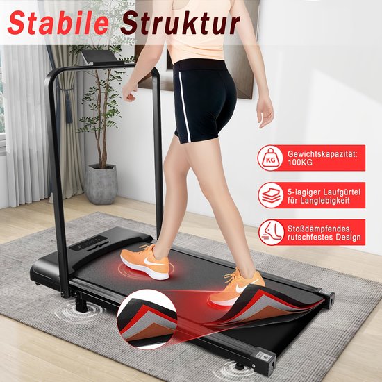 Zipro Jogger Loopband - Opvouwbare wandelband - 1-16 km/u - 12 Programma's