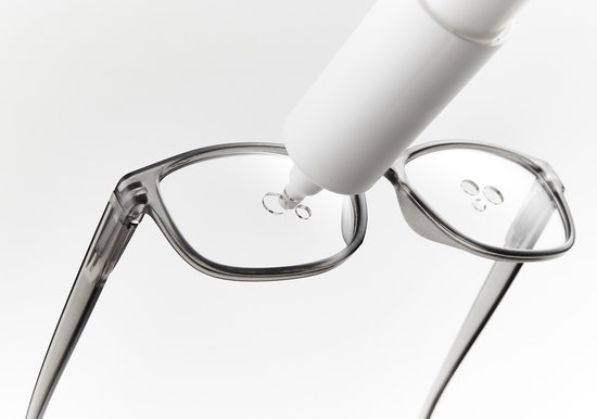 Originele Druppelzorg Druppelbril voor toedienen van oogdruppels, bv na staaroperatie, 3 gaten per glas, met medische certificering.