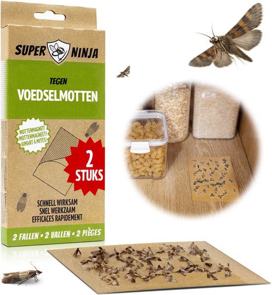 Voedselmottenval 2-pack met feromoo...