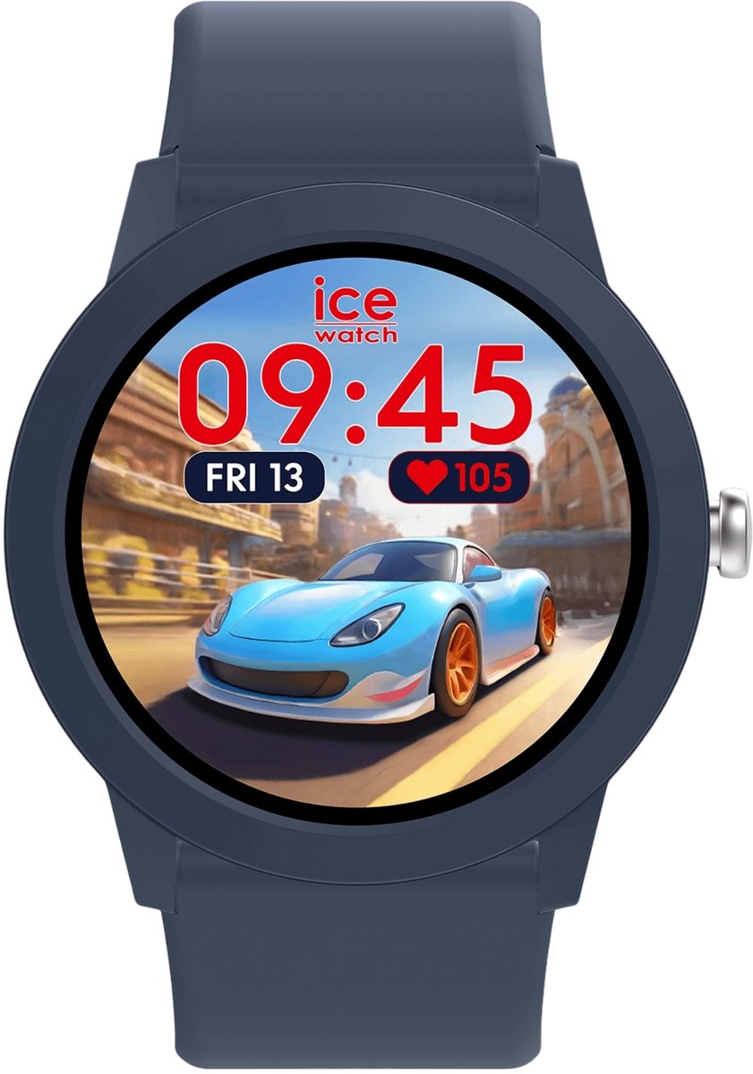 Ice Watch ICE smart junior RD 3.0 - Blue 025247 Horloge - Siliconen - Blauw - Ø 39 mm