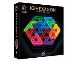 foto van SmartGames - IQ Hexagon Deluxe - 120 opdrachten - origineel geschenk - volwassenen