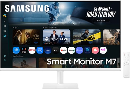 Samsung Smart M7 LS32FM703 - 4K - VA-paneel - 32 inch - wit
