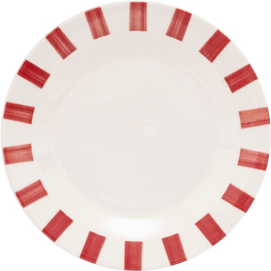 Lot de 6 assiettes plates - Instant - D 27 cm - Blanc - AC-Déco