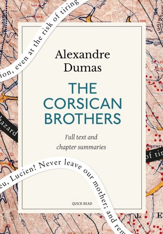 The Corsican Brothers: A Quick Read edition - cover