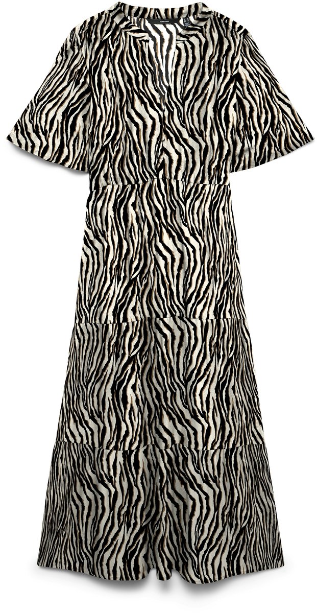 VERO MODA - VMEASY JOY S/S V-NECK 7/8 DRESS WVN - Dames - Maxi jurken