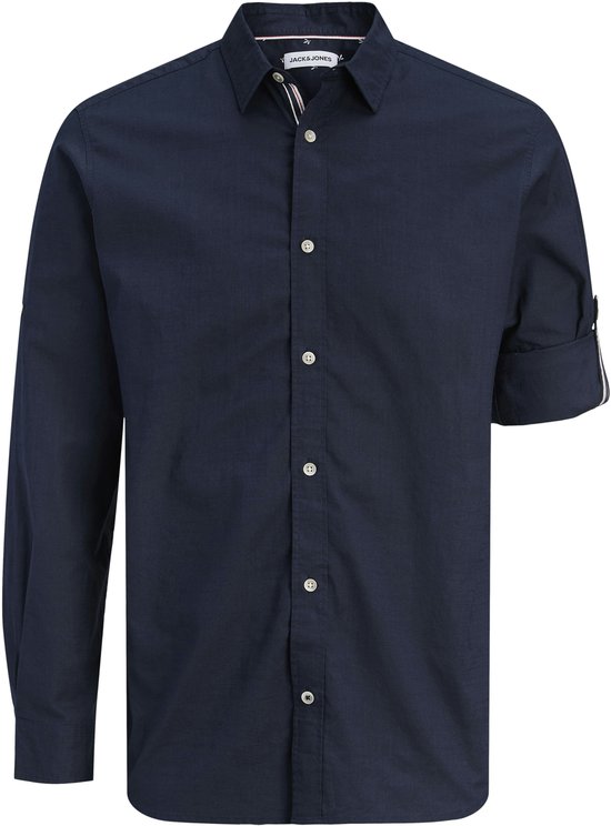 JACK&JONES - JJHENRY SLUB DETAIL SHIRT LS - Hommes - Chemises