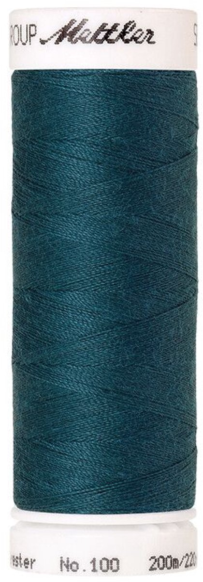 Amann Mettler Seralon Naaigaren – Deep Sea Blue (0760) – 200 m – No. 100 – 100% Polyester – Per Stuk