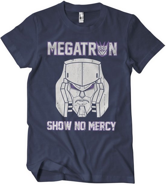 Transformers Megatron - Show No Mercy T-Shirt Navy-XL