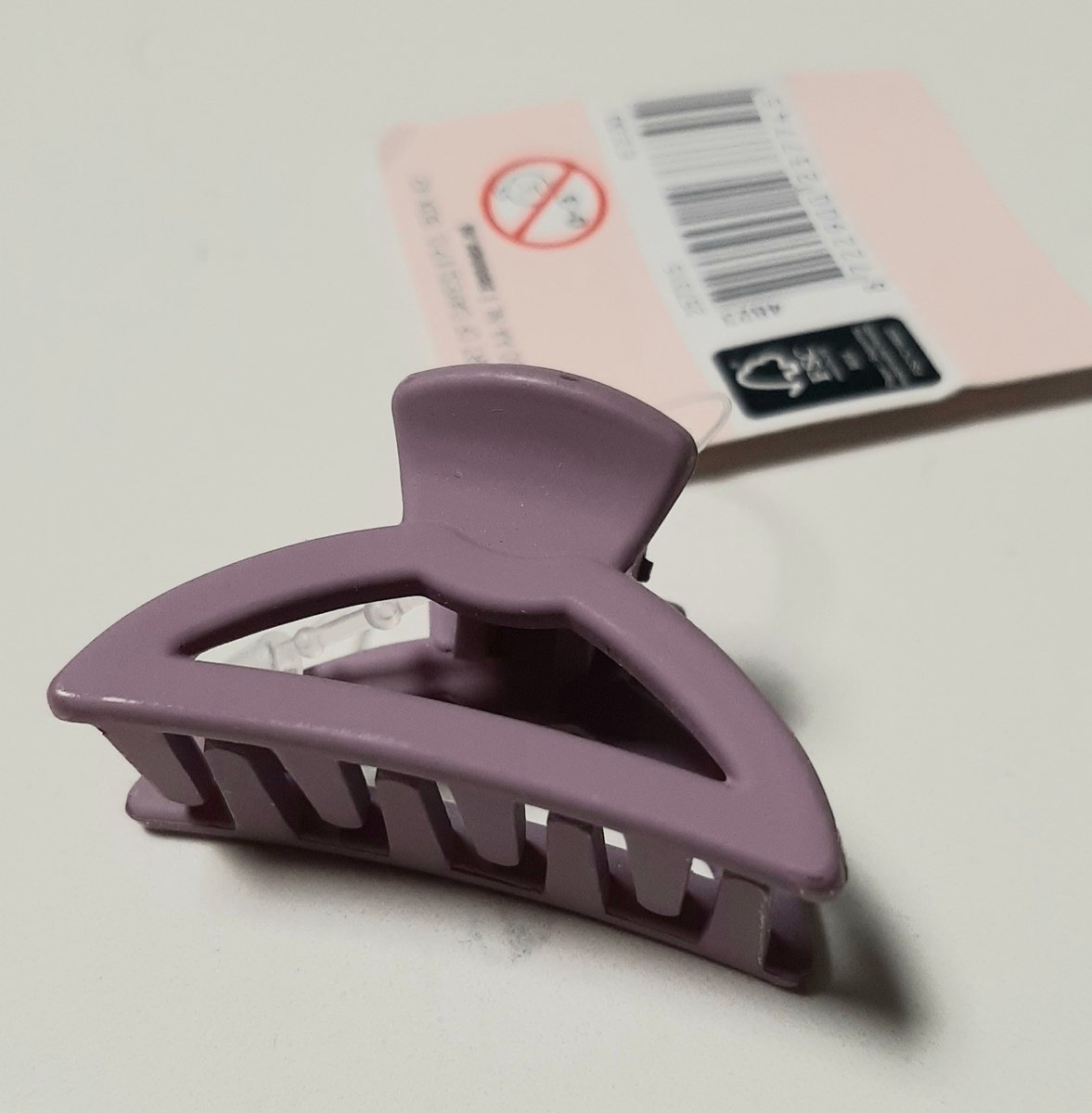 Medium haarklem purple - Zenner limited edition - style & go - middel - lila paars - 4 x 2 cm - style & go