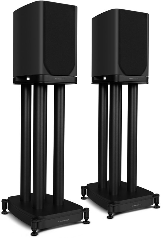 Wharfedale EVO 5.1 Boekenplank Speakers met stands - Hifi Stereo Set - Passieve Speaker - 2-Weg Luidsprekers - Zwart — afbeelding 2