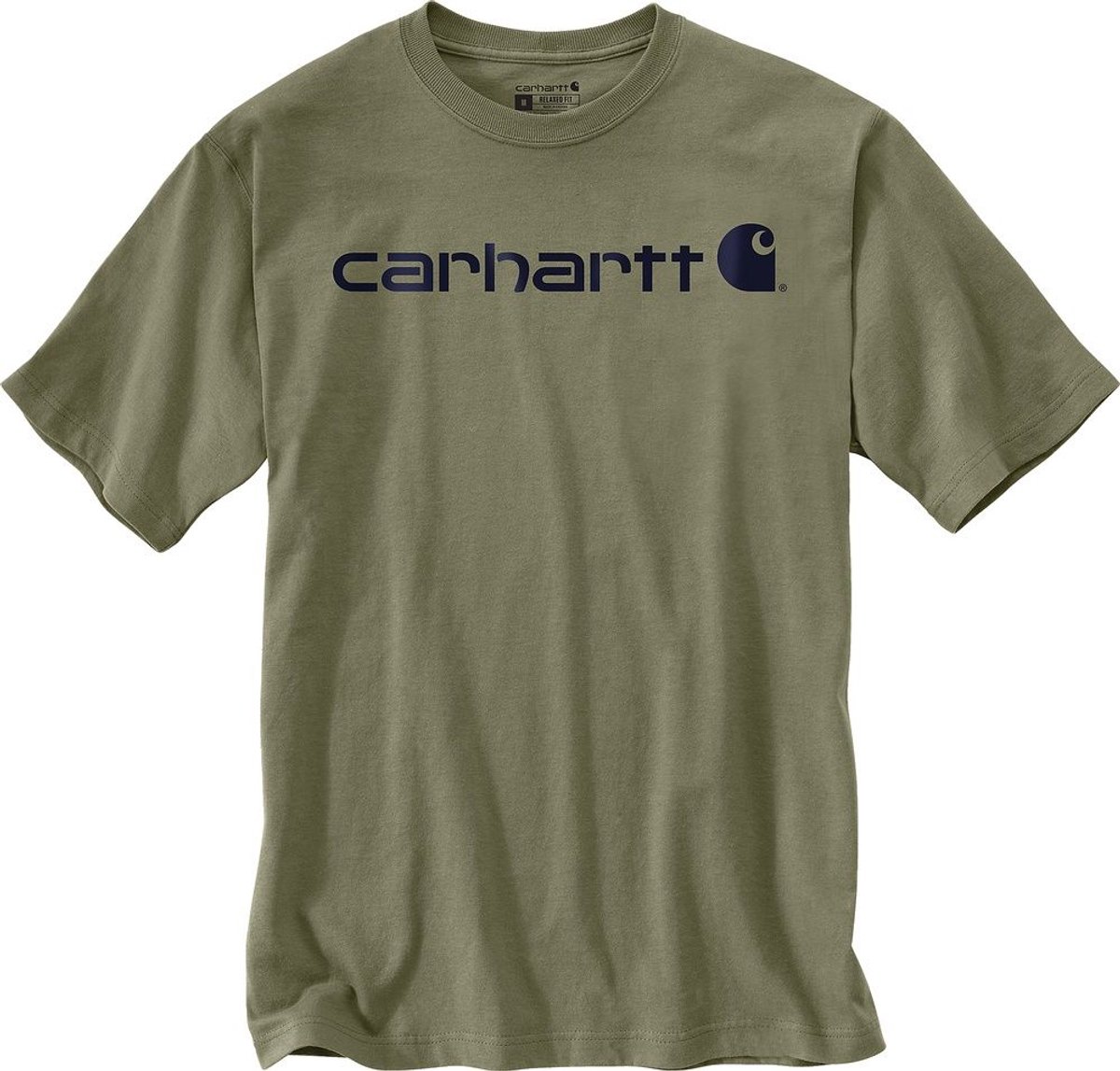 Carhartt Dearborn Relaxed Logo T-Shirt 103361 Dusty -XXL Olijf