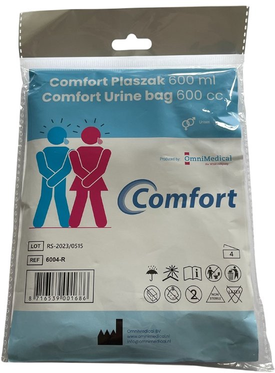 Comfort Plaszak - Plaszak voor onderweg - 4 stuks
