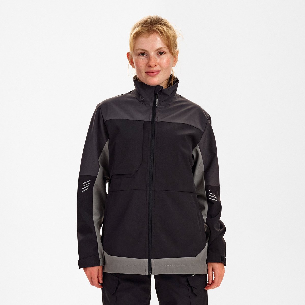 Engel Entire softshell jack voor dames 1335-140 Antraciet