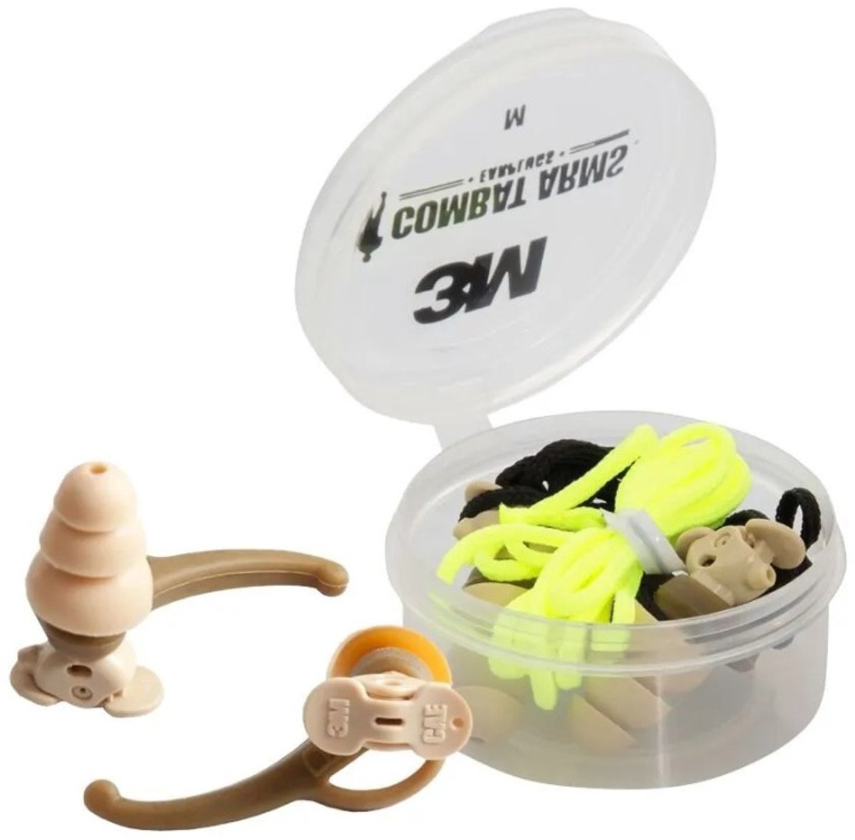 3M Peltor CAE 4.1 Combat Arms Earplugs gehoorbescherming / oordopjes voor hergebruik met koord