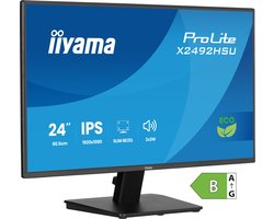 iiyama ProLite X2492HSU-B1 - 24 inch - Full HD - IPS - USB-Hub (2x) - Energy label B