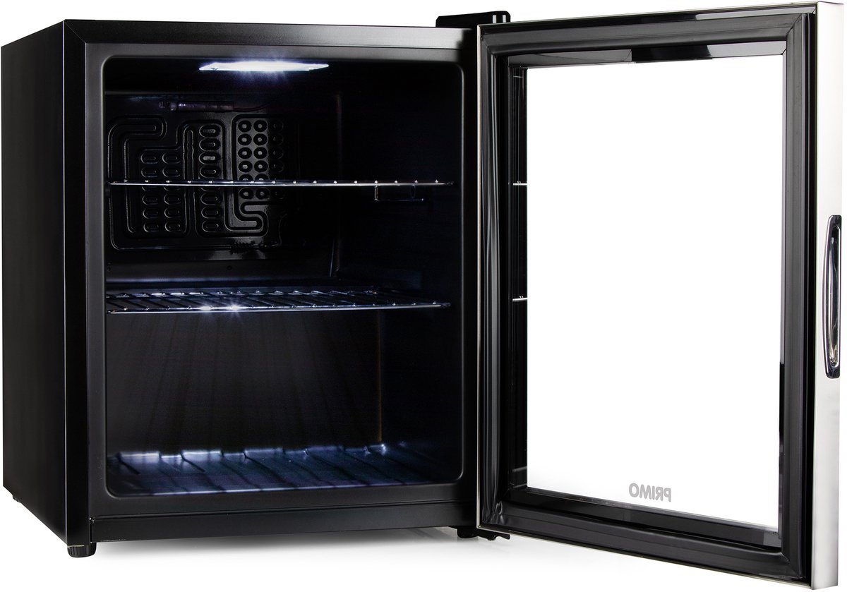 Mini Réfrigérateur PRIMO PR194BC 46L - Porte Vitrée, éclairage LED, Classe C | Pour Bureau, Chambre, Salon - 3