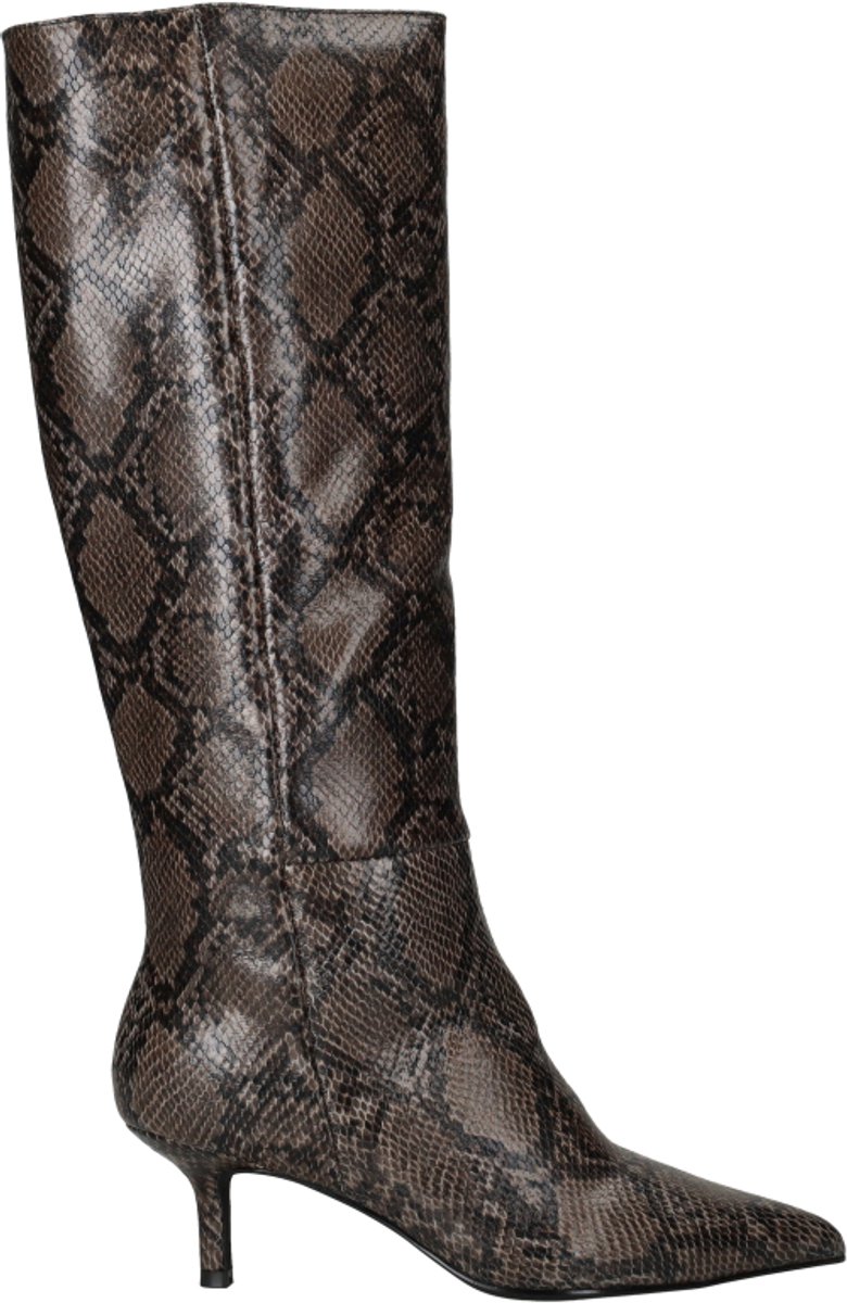 POSH by Poelman Lange laarzen - Dames - Bruin - Maat:39