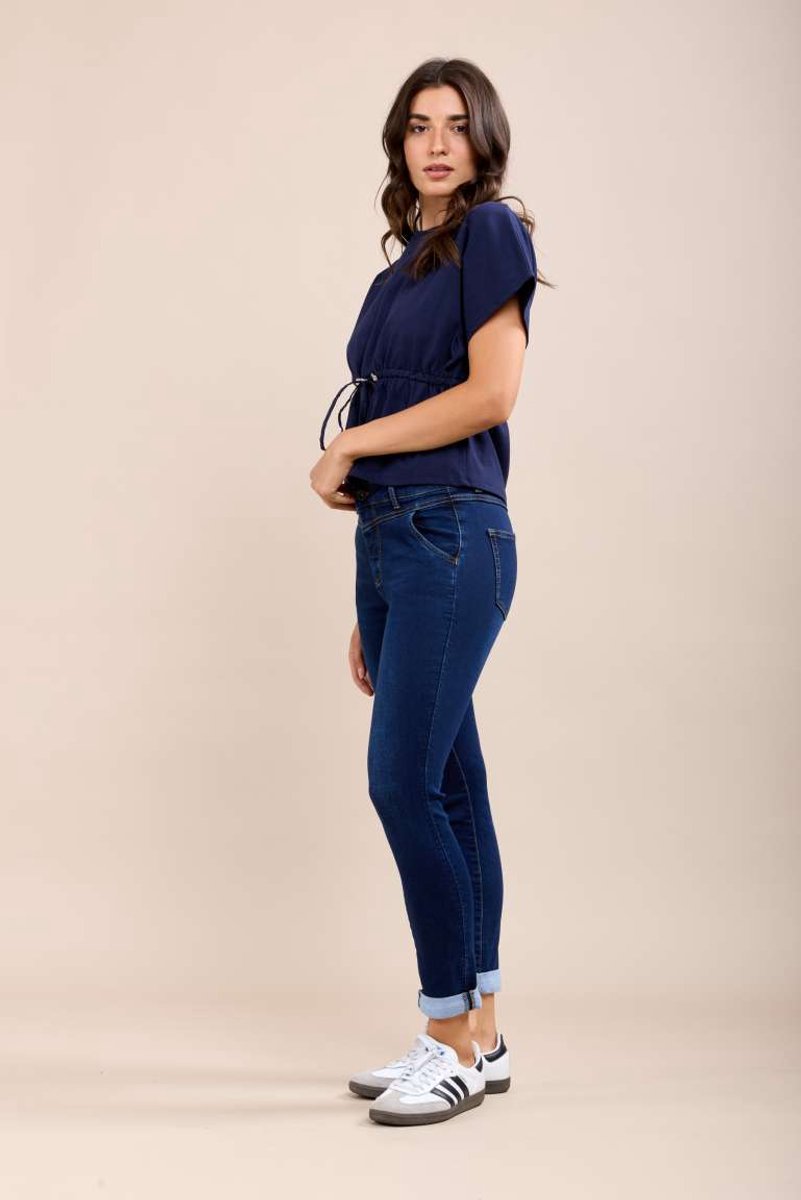 Toxik3 - jog denim middelhoge taille