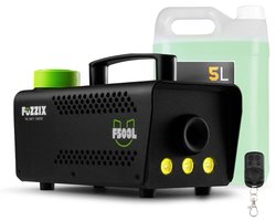 Fuzzix F503L Rookmachine - 500 Watt met RGB LED's en 5 liter rookvloeistof