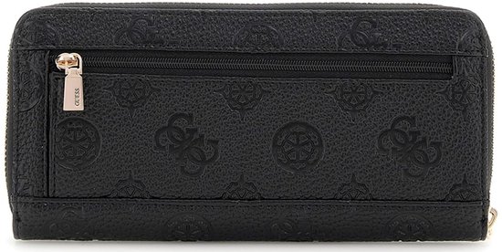 GUESS porte-monnaie Cresidia II SLG Large Zip Around Wallet Black noir