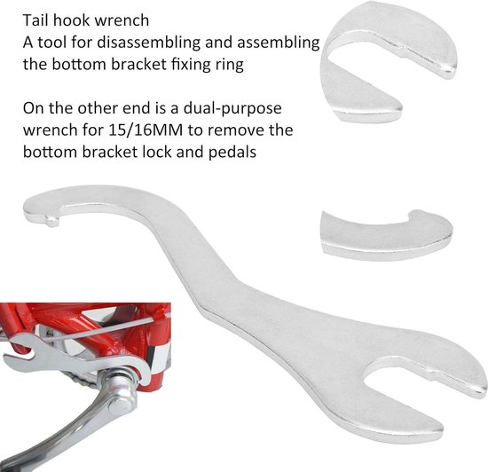 IceToolz 15mm Pedaalsleutel Inbussleutel