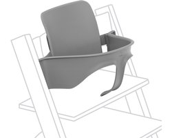 Tripp Trapp Baby Set van Stokke, Storm Grey - Maak van de Tripp Trapp-stoel een kinderstoel - Afneembare zitting voor 6-36 maanden - Past bij Tripp Trapp-modellen van na mei 2006