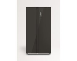CREATE FRIDGE STUDIO SIDE BY SIDE 550 - Amerikaanse koelkast - Zwart