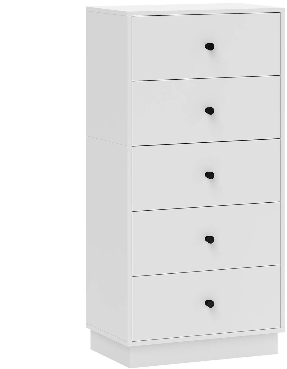 Ladekasten - Slaapkamer - Kledingkasten - Commode - Organizer - Massief - Wit