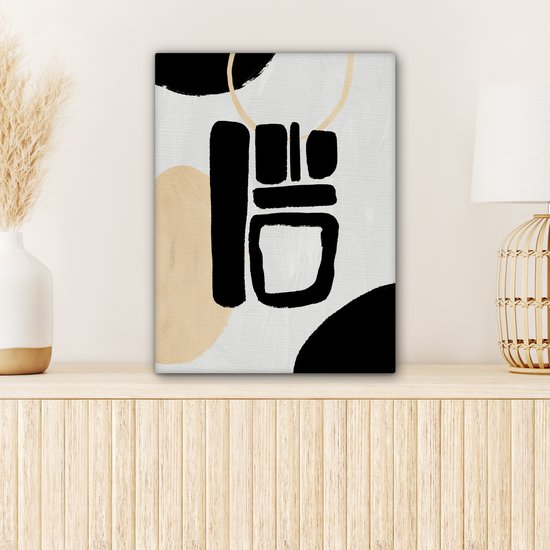 Toile Peinture Art - Luxe - Abstrait - 30x40 cm - Décoration murale