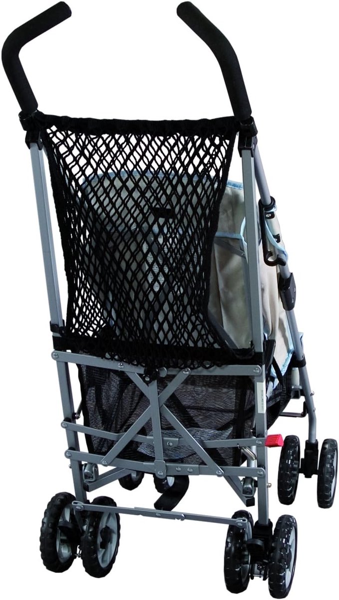 Universeel boodschappennet voor kinderwagens en buggy's - Zwart