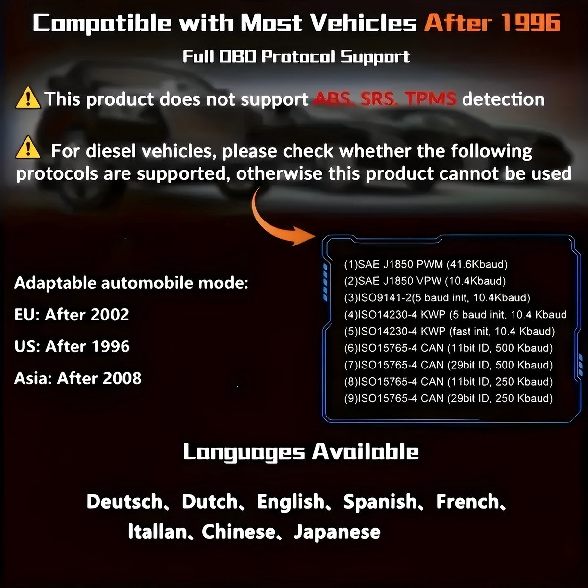 OBD2 Scanner - Auto Uitleesapparatuur thumbnail 5
