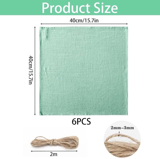 Servetten Wit 40x40cm stevig - Verpakking Discounter