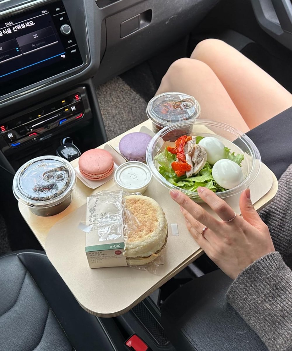 2-in-1 Auto Eettray en Bureau voor Laptop - Ideaal voor Roadtrips, Taxichauffeurs en Onderweg Werken