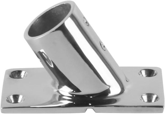 Foto: Jhubers goods boot handrail basis roestvrij staal 25 4mm voor boten en luifels 60 graden maritieme accessoires