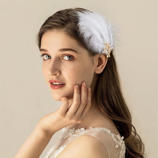 Chiffon corsage bloem - orange red - Urban Hippies