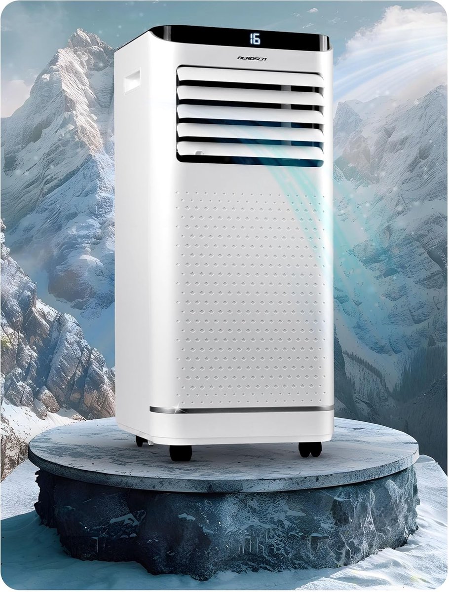 Afbeelding 2 van Mobiele airco 9000 BTU 4-in-1 met ventilator en ontvochtiger