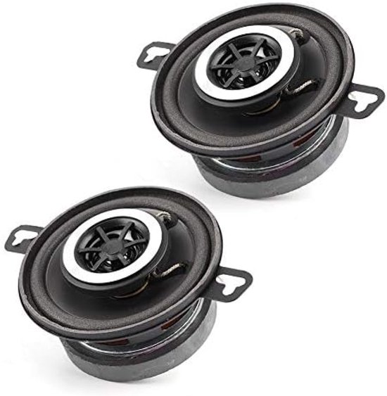 Set van 2 Auto Luidsprekers - 3,5 inch Coaxiale Units met Krachtig Geluid van Merkloos — afbeelding 2