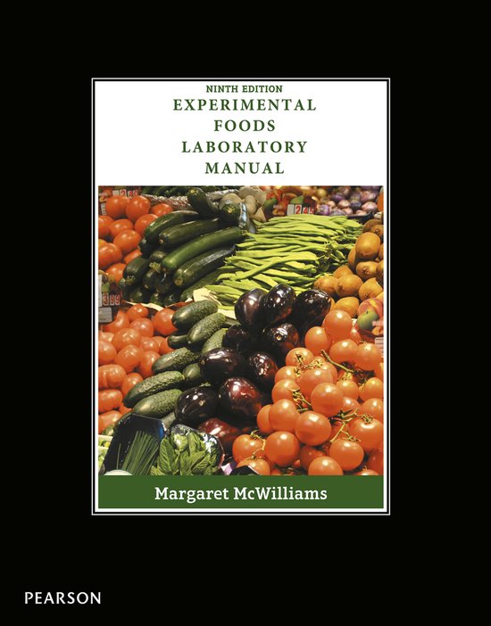Experimental Foods: Laboratory Manual - cover