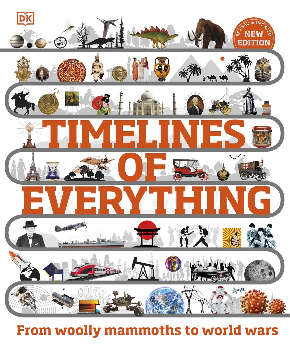 Omslag van DK Children's Timelines- Timelines of Everything