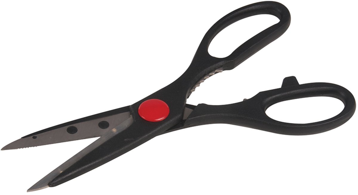 Silverline Multifunctionele keukenschaar - roestvrij staal - 210 mm - 3-in-1 functie