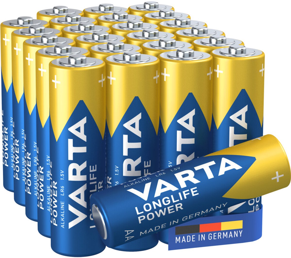 Varta batterij Longlife Power AA, pak van 24 stuks