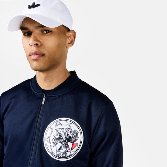 Veste de survêtement Ajax bleu marine senior