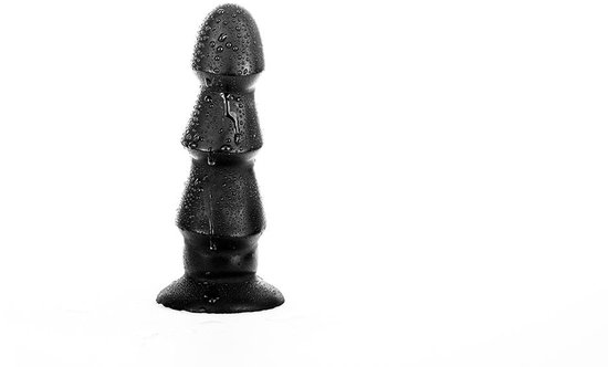 Dildo anal noir avec picots