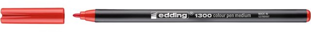 Fineliner edding 1300 m rood | 10 stuks