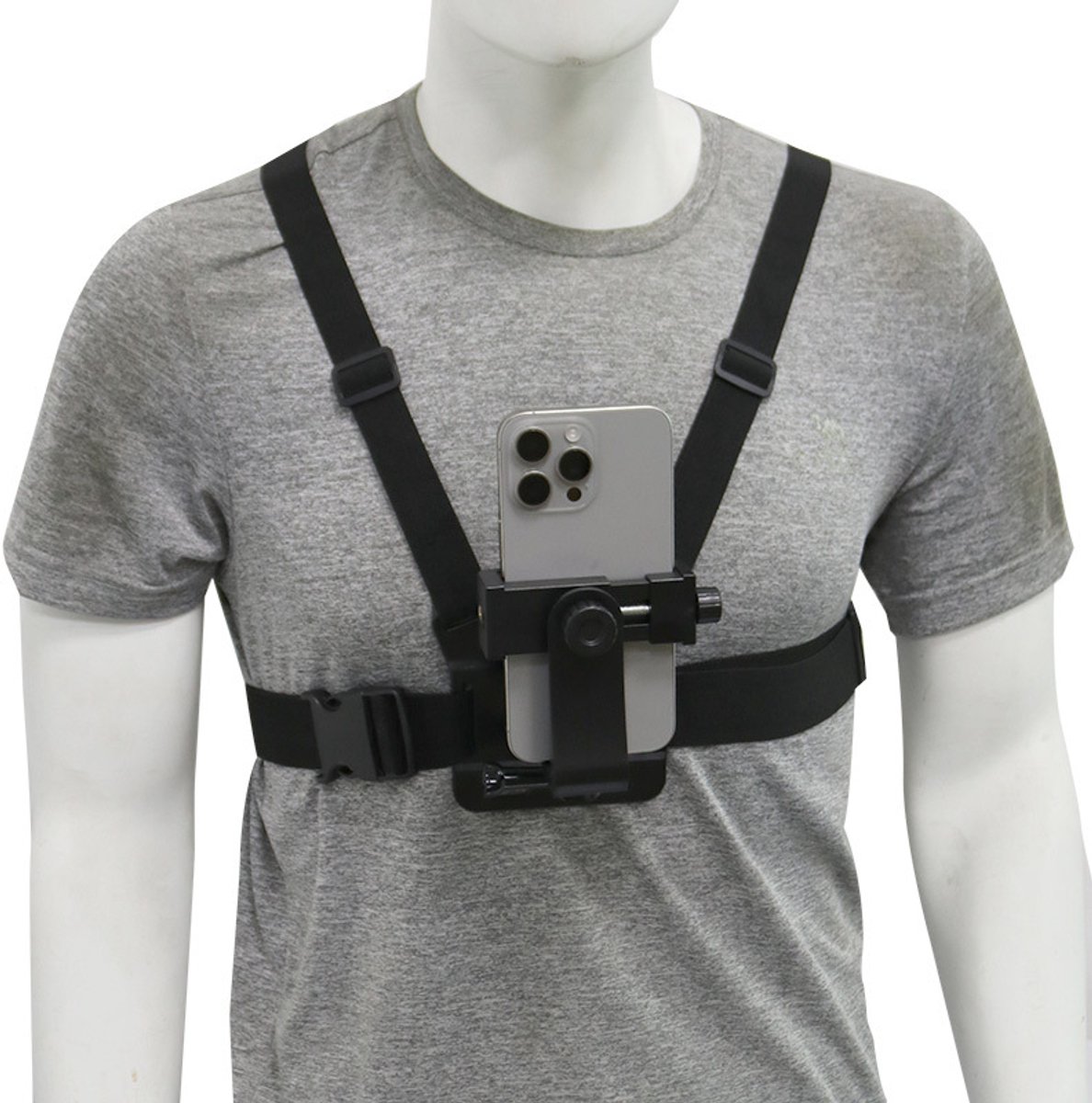 Mobiele telefoon borstband houder telefoonclip sportcamera POV
