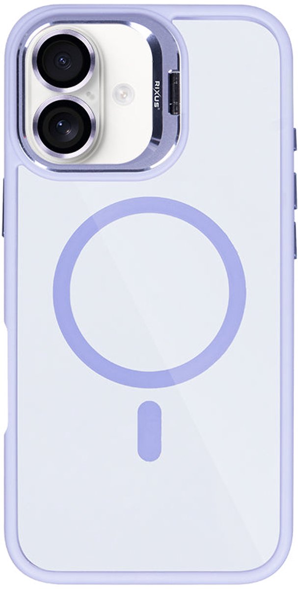 Rixus Classic 03 Case With MagSafe For Apple iPhone 16 Plus Light Purple
