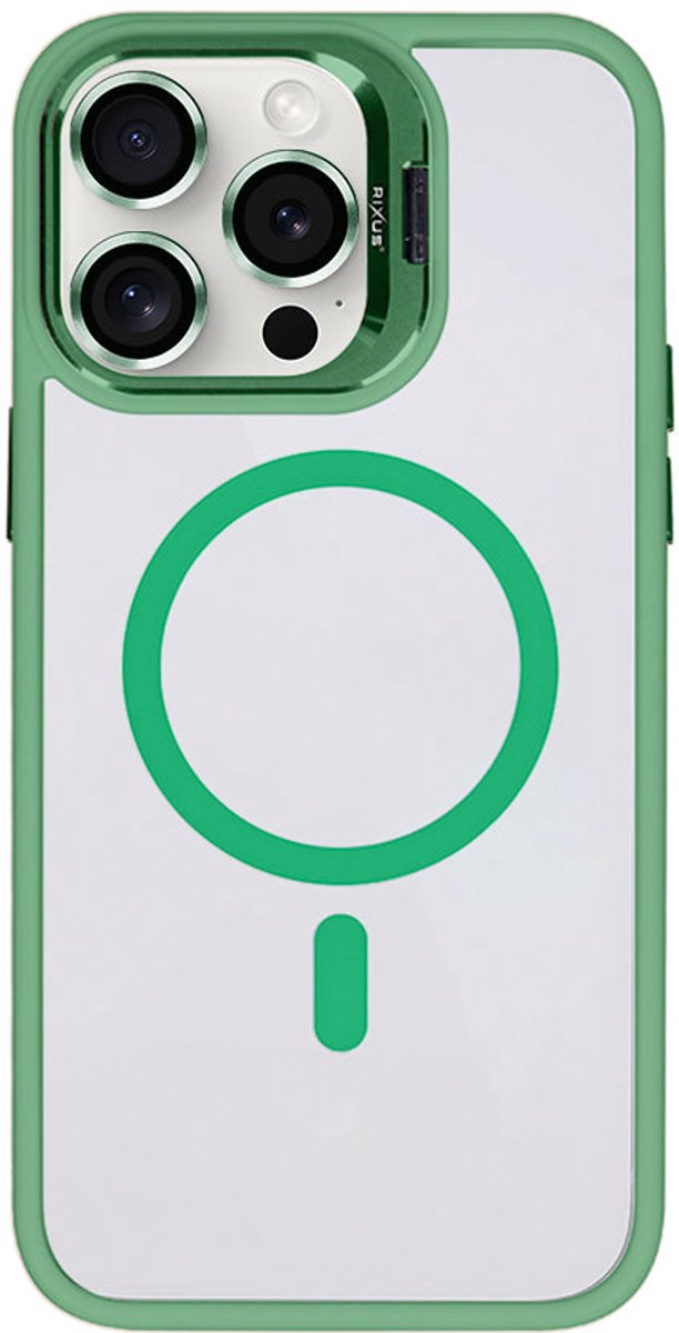 Rixus Classic 03 Case With MagSafe For Apple iPhone 14 Pro Max Light Green