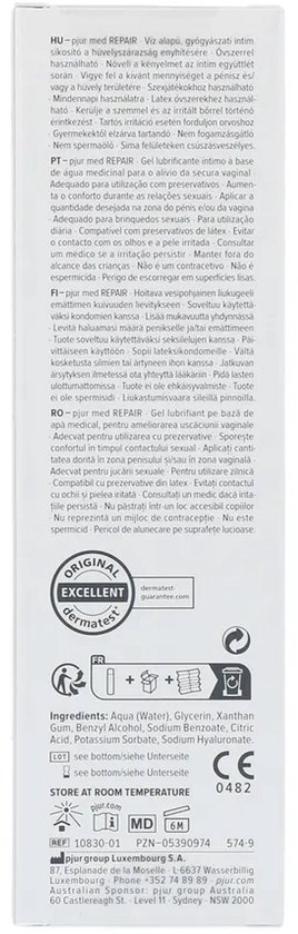 Lubrifiant Pjur Repair Glide