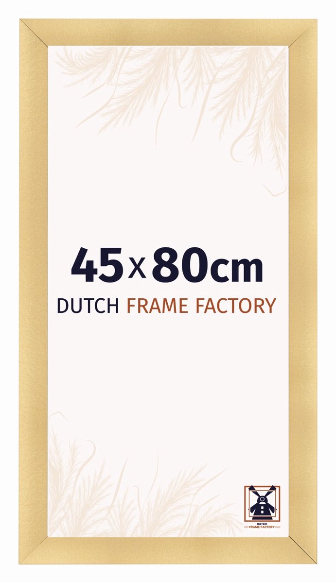 Dutch Frame Factory Fotolijst 45x80 cm - MDF - Goud Mat - Praag